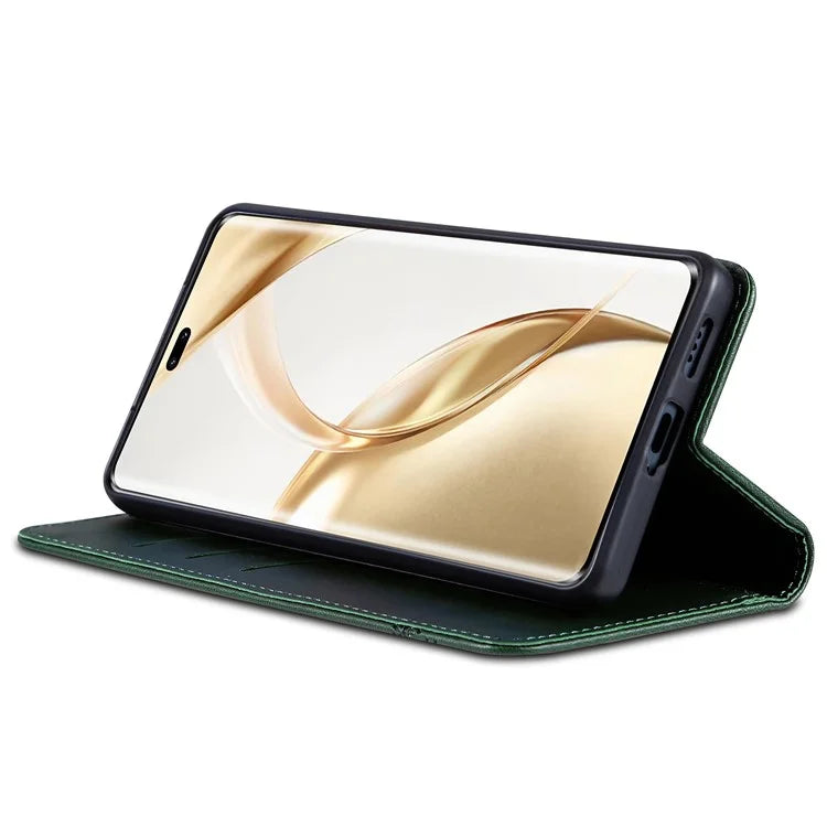 AZNS For Honor 200 5G Case Leather Phone Cover Magnetic Flip Closure