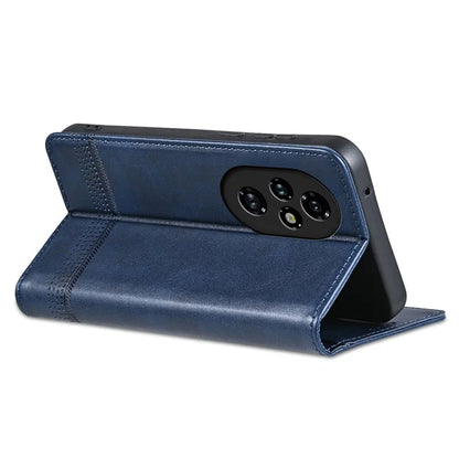 AZNS For Honor 200 5G Case Leather Phone Cover Magnetic Flip Closure