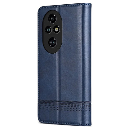 AZNS For Honor 200 5G Case Leather Phone Cover Magnetic Flip Closure