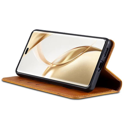 AZNS For Honor 200 5G Case Leather Phone Cover Magnetic Flip Closure