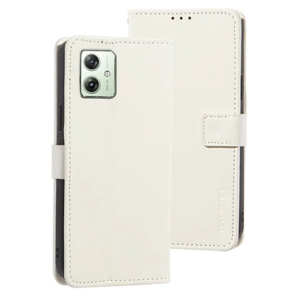 IDEWEI For Motorola Moto G64 5G Case Wallet Phone Leather Cover Crazy Horse Texture
