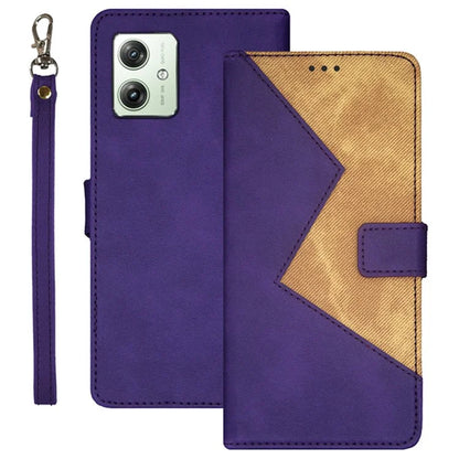 IDEWEI For Motorola Moto G64 5G Stand Case Anti-Scratch Leather Phone Cover