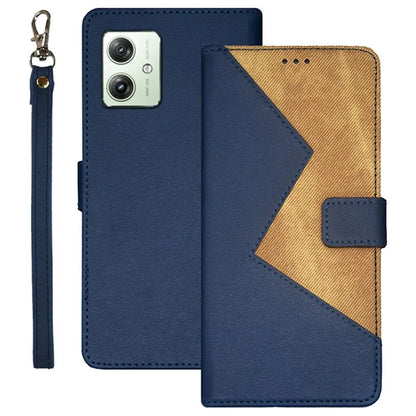 IDEWEI For Motorola Moto G64 5G Stand Case Anti-Scratch Leather Phone Cover