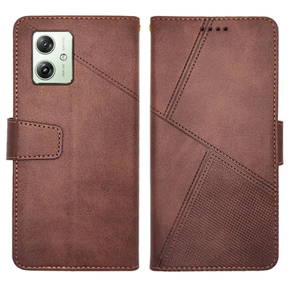 IDEWEI For Motorola Moto G64 5G Case PU Leather Phone Cover Calf Texture Wallet