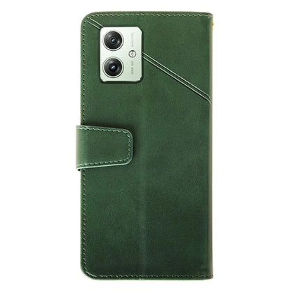 IDEWEI For Motorola Moto G64 5G Case PU Leather Phone Cover Calf Texture Wallet