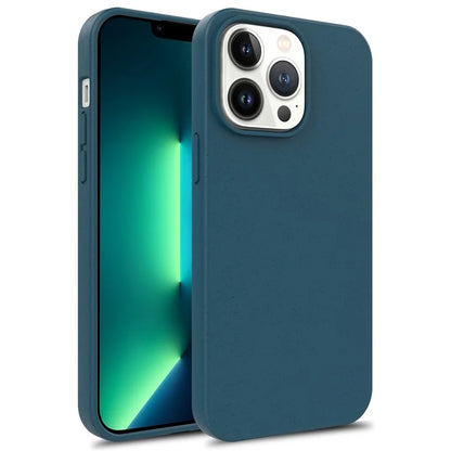 For iPhone 16 Pro Max Case Biodegradable Wheat Straw+TPU Hybrid Phone Cover