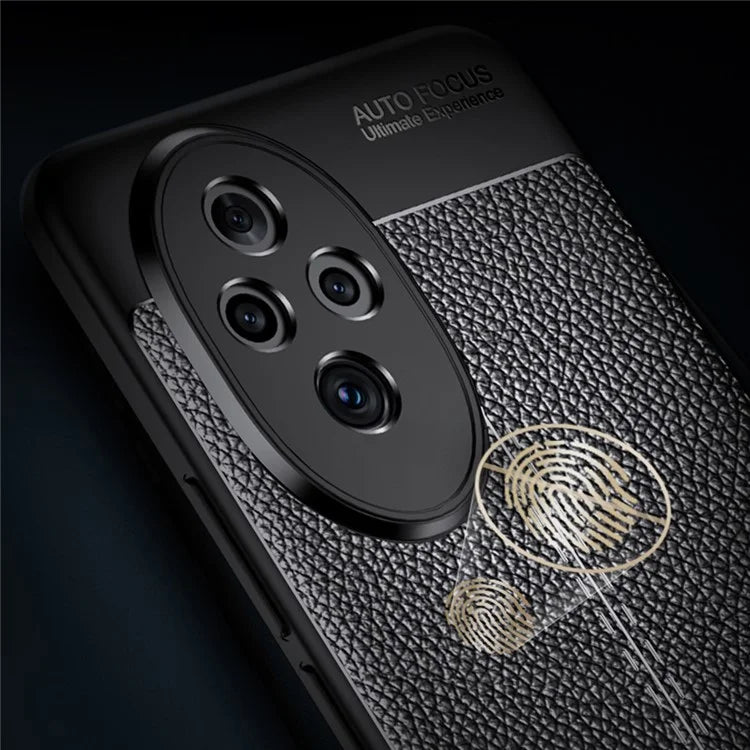 For Honor 200 5G Case Litchi Grain TPU Shockproof Phone Cover
