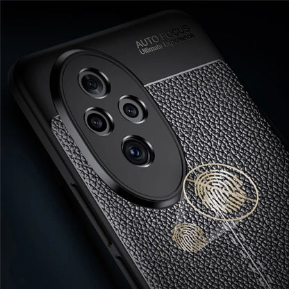 For Honor 200 5G Case Litchi Grain TPU Shockproof Phone Cover