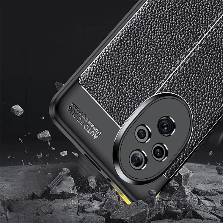 For Honor 200 5G Case Litchi Grain TPU Shockproof Phone Cover