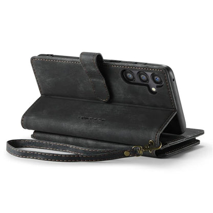 CASEME C30 Series for Samsung Galaxy A35 5G Case Leather Phone Cover with 10 Card Holder Zipper Pocket