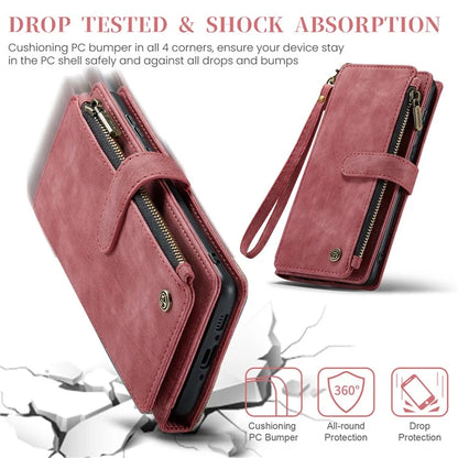 CASEME C30 Series for Samsung Galaxy A35 5G Case Leather Phone Cover with 10 Card Holder Zipper Pocket