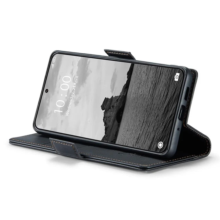 CASEME 023 Series For Xiaomi 14 Ultra Case RFID Blocking Glossy Stand Phone Cover