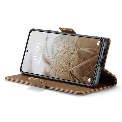 CASEME 023 Series For Xiaomi 14 Ultra Case RFID Blocking Glossy Stand Phone Cover