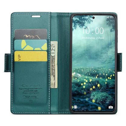 CASEME 023 Series For Xiaomi 14 Ultra Case RFID Blocking Glossy Stand Phone Cover