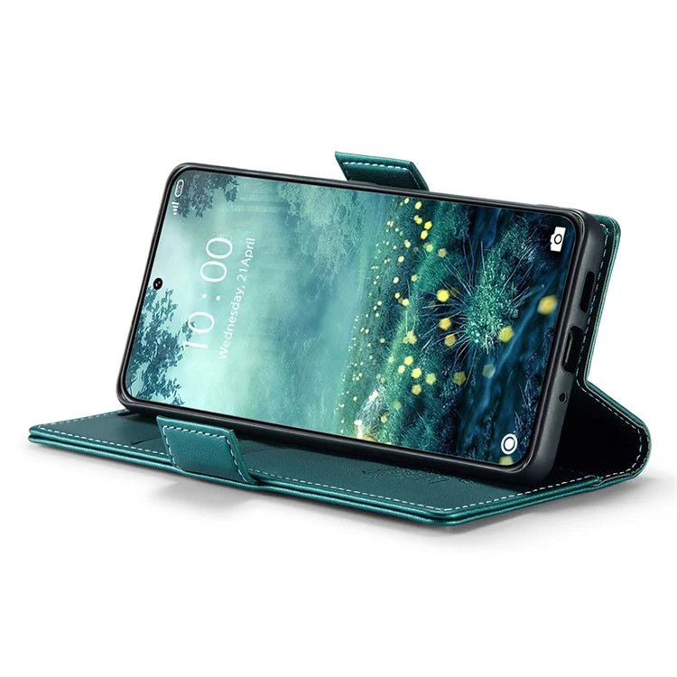 CASEME 023 Series For Xiaomi 14 Ultra Case RFID Blocking Glossy Stand Phone Cover