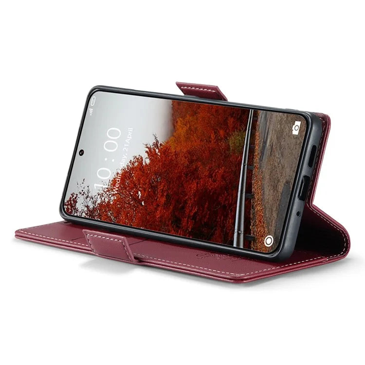 CASEME 023 Series For Xiaomi 14 Ultra Case RFID Blocking Glossy Stand Phone Cover