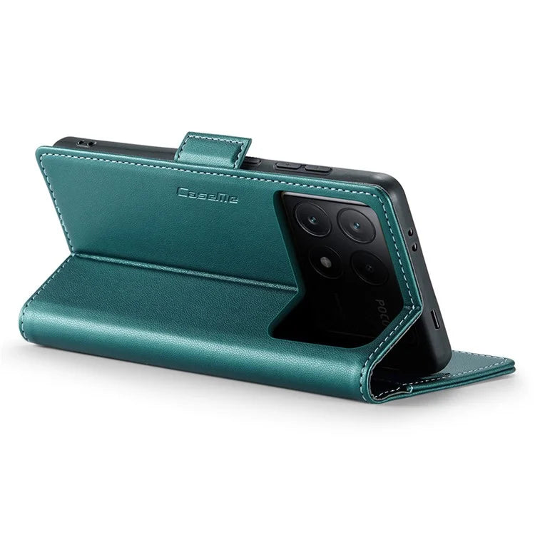 CASEME 023 Series For Xiaomi Poco X6 Pro 5G / Redmi K70E 5G Case RFID Blocking Phone Leather Cover