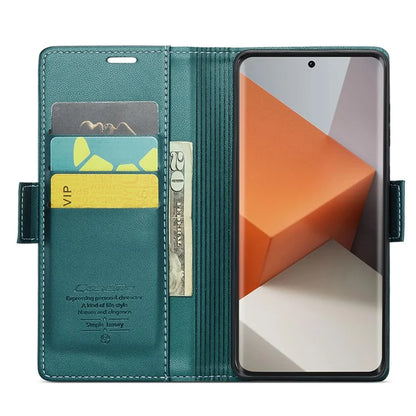 CASEME 023 Series For Xiaomi Redmi Note 13 Pro+ 5G Leather Case Glossy Phone Cover RFID Blocking