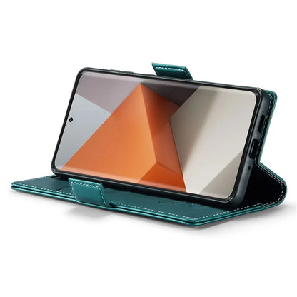 CASEME 023 Series For Xiaomi Redmi Note 13 Pro+ 5G Leather Case Glossy Phone Cover RFID Blocking