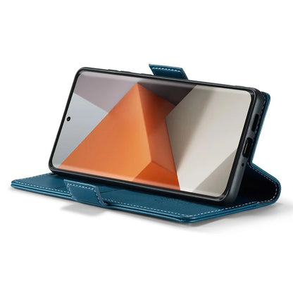 CASEME 023 Series For Xiaomi Redmi Note 13 Pro+ 5G Leather Case Glossy Phone Cover RFID Blocking