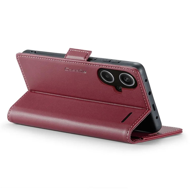 CASEME 023 Series For Xiaomi Redmi Note 13 Pro+ 5G Leather Case Glossy Phone Cover RFID Blocking