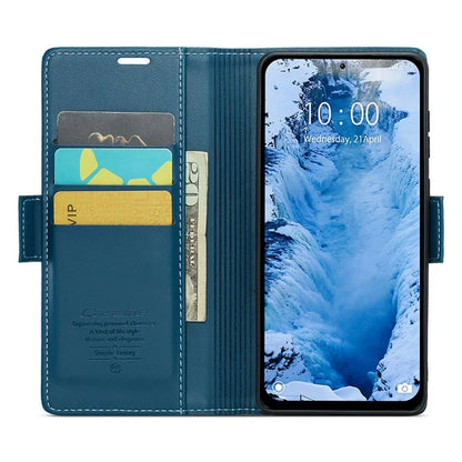 CASEME 023 Series For Xiaomi Redmi Note 13 5G Stand Case RFID Blocking Glossy Phone Cover