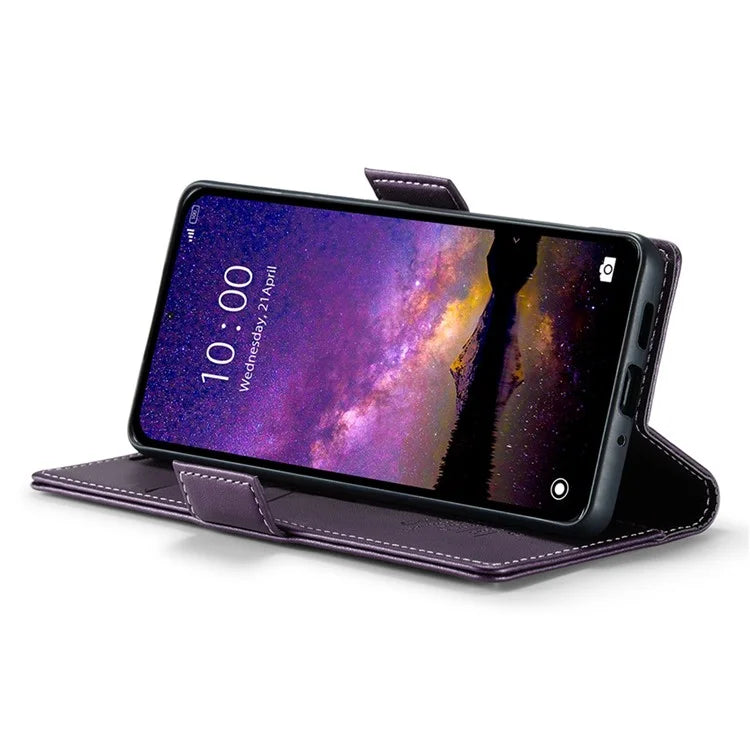 CASEME 023 Series For Xiaomi Redmi Note 13 5G Stand Case RFID Blocking Glossy Phone Cover