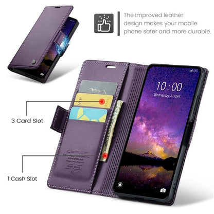 CASEME 023 Series For Xiaomi Redmi Note 13 5G Stand Case RFID Blocking Glossy Phone Cover