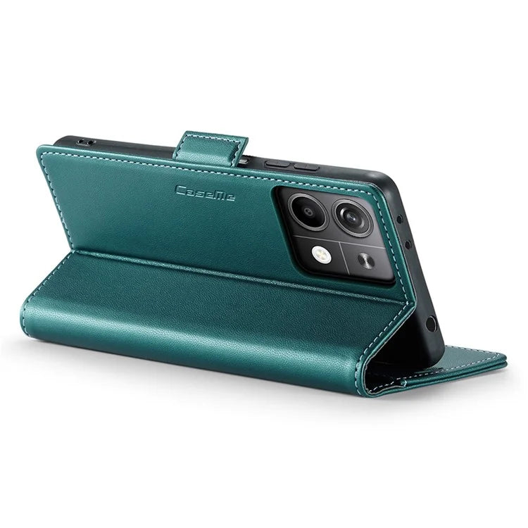 CASEME 023 Series For Xiaomi Redmi Note 13 5G Stand Case RFID Blocking Glossy Phone Cover