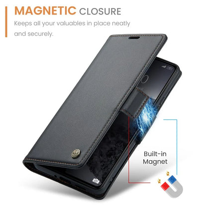 CASEME 023 Series For Xiaomi Redmi Note 13 Pro 5G / Poco X6 5G Case RFID Blocking Wallet Phone Cover