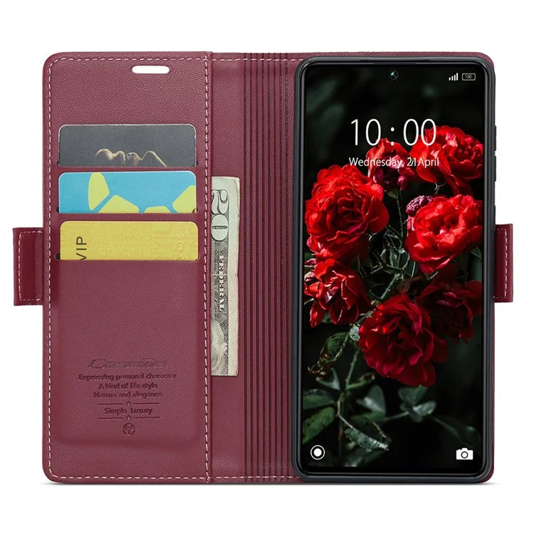 CASEME 023 Series For Xiaomi Redmi Note 13 Pro 5G / Poco X6 5G Case RFID Blocking Wallet Phone Cover