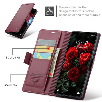 CASEME 023 Series For Xiaomi Redmi Note 13 Pro 5G / Poco X6 5G Case RFID Blocking Wallet Phone Cover