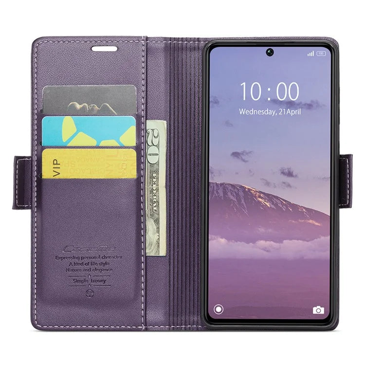 CASEME 023 Series For Xiaomi Redmi Note 13 Pro 5G / Poco X6 5G Case RFID Blocking Wallet Phone Cover