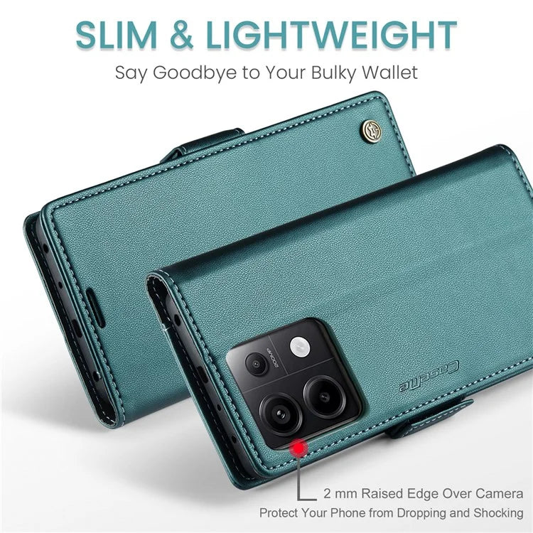 CASEME 023 Series For Xiaomi Redmi Note 13 Pro 5G / Poco X6 5G Case RFID Blocking Wallet Phone Cover