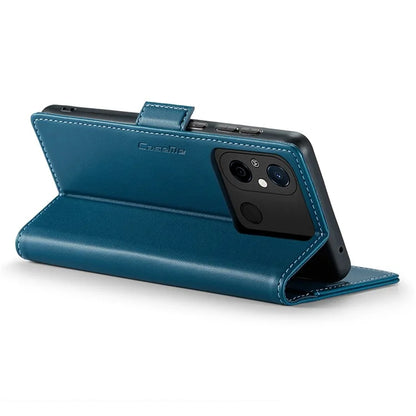 CASEME 023 Series For Xiaomi Redmi 11A 4G / 12C 4G RFID Blocking Case Stand Glossy Phone Cover
