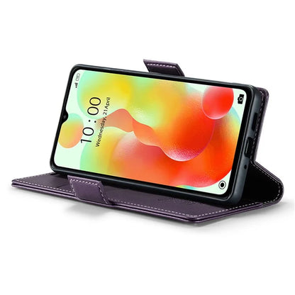 CASEME 023 Series For Xiaomi Redmi 11A 4G / 12C 4G RFID Blocking Case Stand Glossy Phone Cover