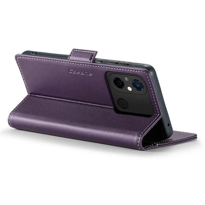CASEME 023 Series For Xiaomi Redmi 11A 4G / 12C 4G RFID Blocking Case Stand Glossy Phone Cover
