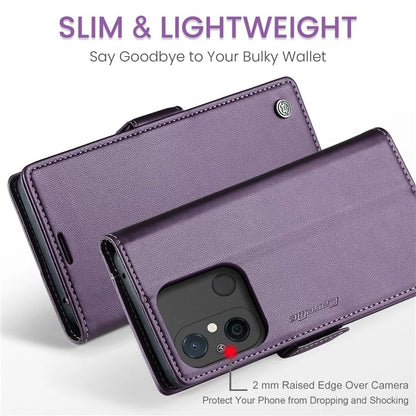 CASEME 023 Series For Xiaomi Redmi 11A 4G / 12C 4G RFID Blocking Case Stand Glossy Phone Cover