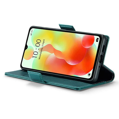 CASEME 023 Series For Xiaomi Redmi 11A 4G / 12C 4G RFID Blocking Case Stand Glossy Phone Cover