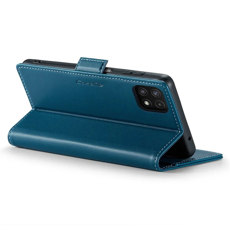 CASEME 023 Series For Samsung Galaxy A22 5G (EU Version) / F42 5G Wallet Case RFID Blocking Phone Cover
