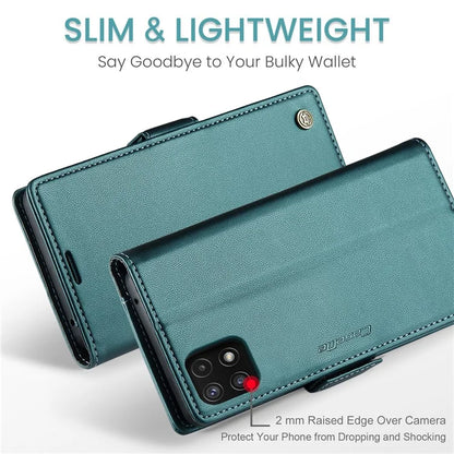 CASEME 023 Series For Samsung Galaxy A22 5G (EU Version) / F42 5G Wallet Case RFID Blocking Phone Cover