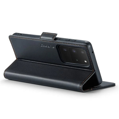 CASEME 023 Series For Samsung Galaxy S20 Ultra Case Wallet RFID Blocking Leather Phone Cover