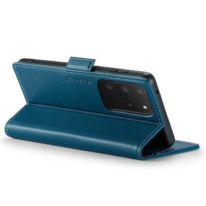 CASEME 023 Series For Samsung Galaxy S20 Ultra Case Wallet RFID Blocking Leather Phone Cover