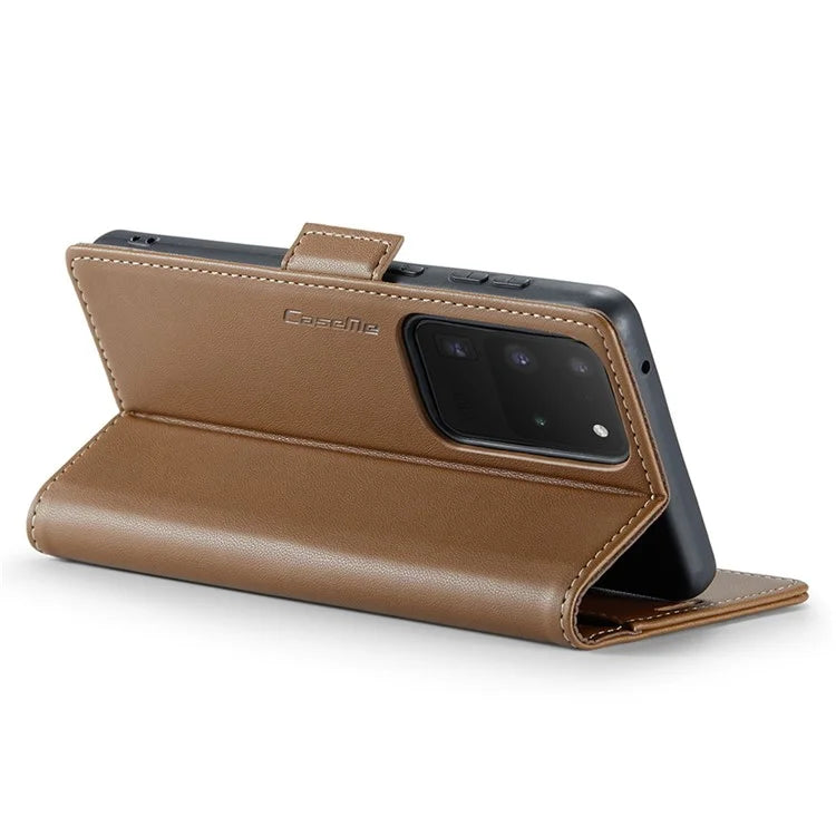 CASEME 023 Series For Samsung Galaxy S20 Ultra Case Wallet RFID Blocking Leather Phone Cover