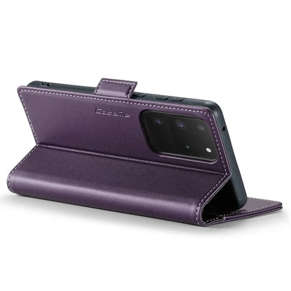 CASEME 023 Series For Samsung Galaxy S20 Ultra Case Wallet RFID Blocking Leather Phone Cover