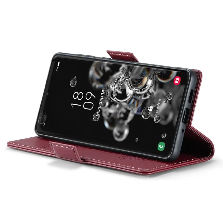 CASEME 023 Series For Samsung Galaxy S20 Ultra Case Wallet RFID Blocking Leather Phone Cover