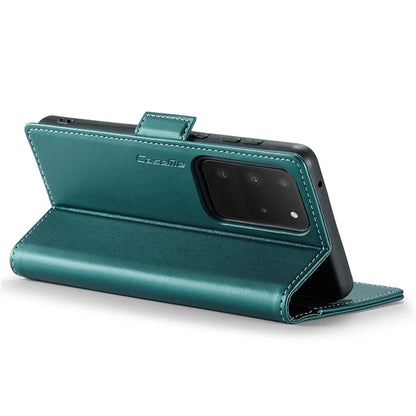 CASEME 023 Series For Samsung Galaxy S20 Ultra Case Wallet RFID Blocking Leather Phone Cover