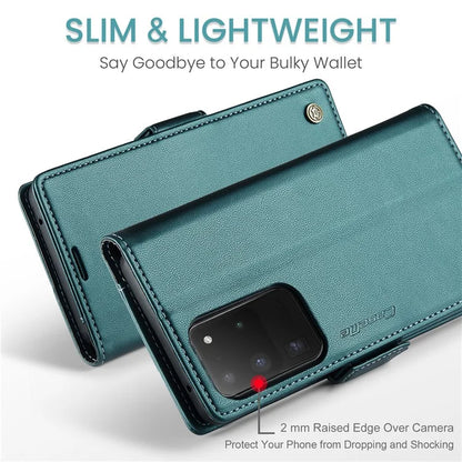 CASEME 023 Series For Samsung Galaxy S20 Ultra Case Wallet RFID Blocking Leather Phone Cover