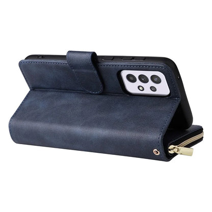 For Samsung Galaxy A33 5G Zipper Wallet Case Card Slots Leather Phone Cover