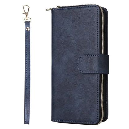 For Samsung Galaxy A33 5G Zipper Wallet Case Card Slots Leather Phone Cover